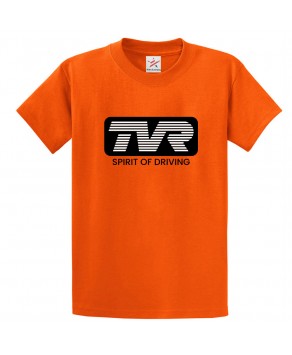 TVR Spirit Of Driving Classic Unisex Kids and Adults T-Shirt For AutoMobile Lovers